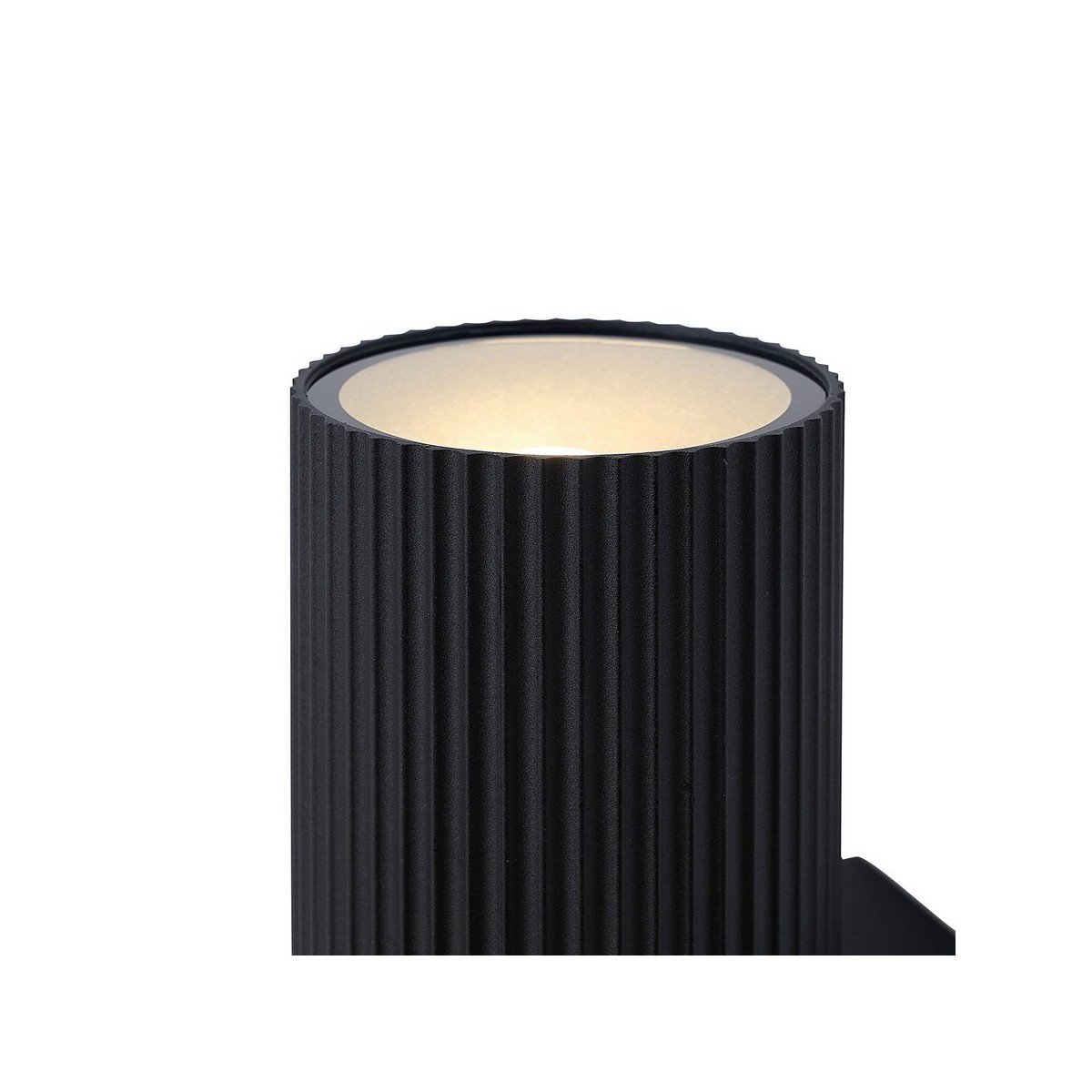 Applique murale double KYKLOP Ripple Maxi Métal Noir E27 - NORDLUX 2618231003 