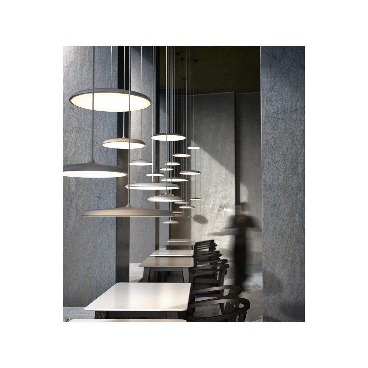 Suspension - ARTIST - Métal - Gris - LED Module Incl. DESIGN FOR THE PEOPLE 2420223010 