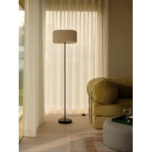 Lampadaire VIVIENNE Textile Noir E27 - NORDLUX 2612284003 