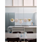 Suspension LILLY 5 spot Métal Laiton E14 - NORDLUX 2612623035 