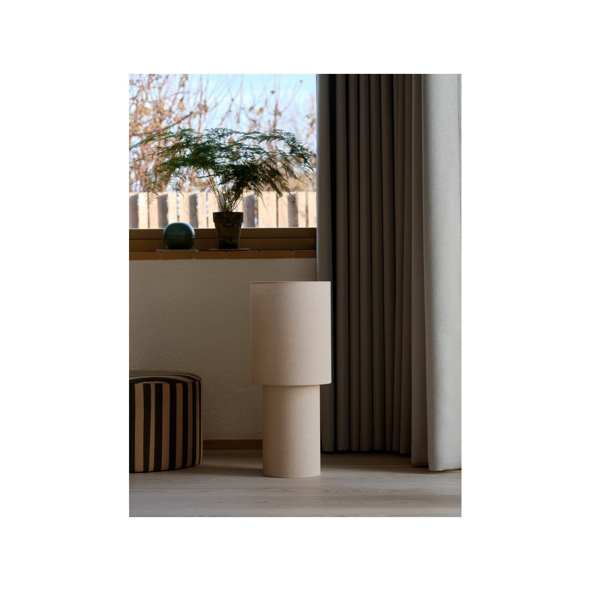 Lampadaire IZARA 60 Textile Beige E27 - NORDLUX 2612904009 