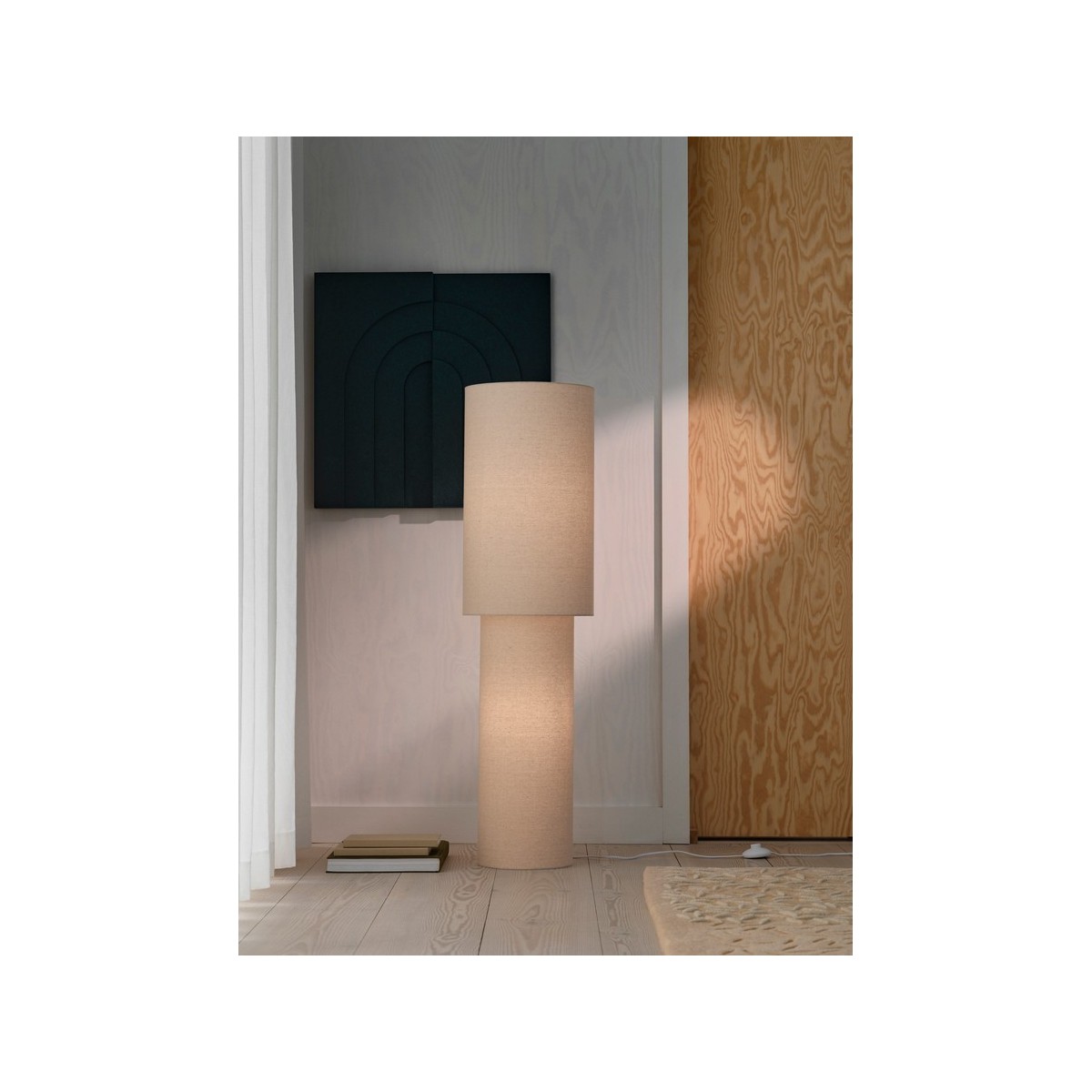 Lampadaire IZARA 110 Textile Beige E27 - NORDLUX 2612924009 