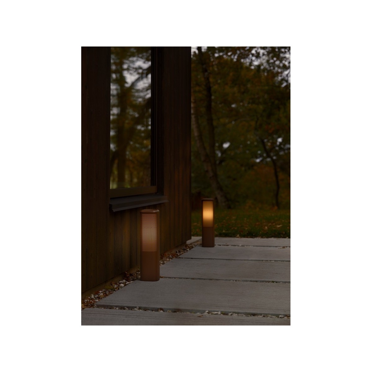 Potelet Sidara 45 Aluminium Seaside marron metallise E27 - NORDLUX 2618448218 