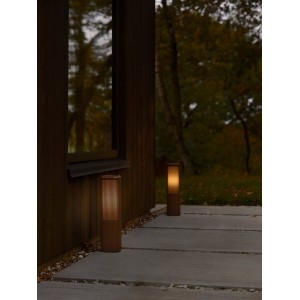 Potelet Sidara 45 Aluminium Seaside marron metallise E27 - NORDLUX 2618448218 