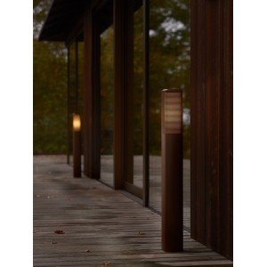 Potelet Sidara 95 Aluminium Seaside marron metallise E27 - NORDLUX 2618468218 