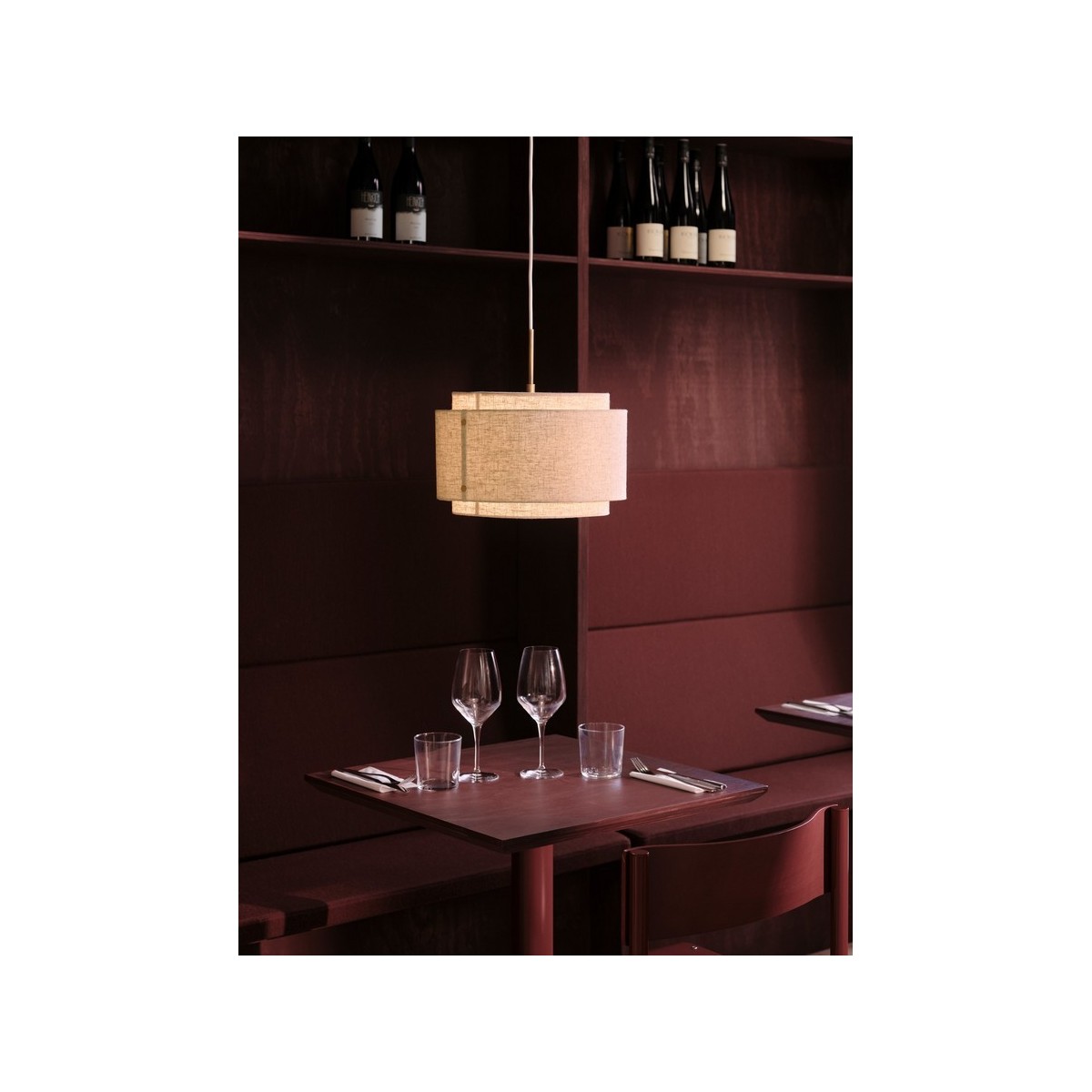 Suspension TAKAI 30 Textile Beige E27 - DESIGN FOR THE PEOPLE 2620003018 