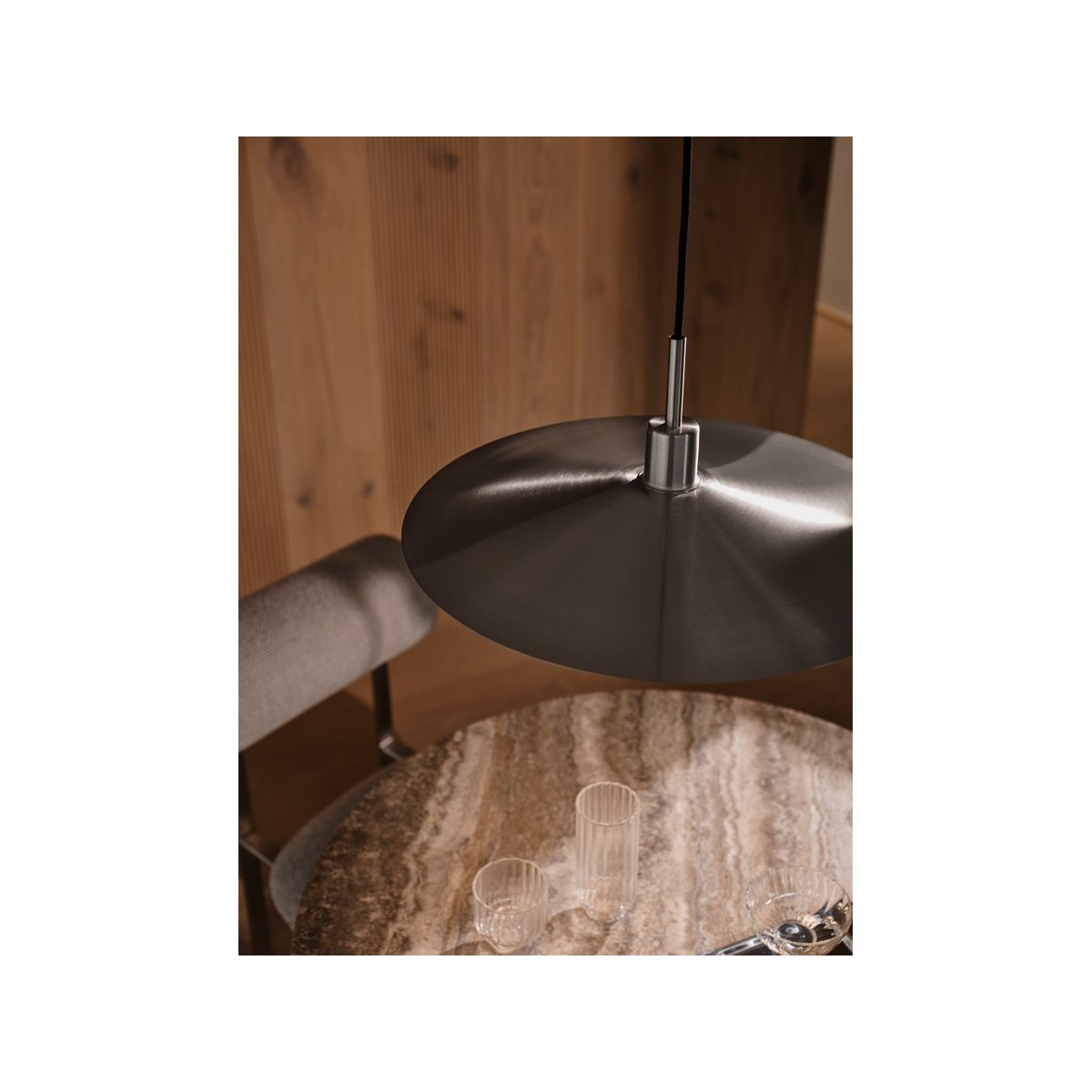 Suspension Latika Métal Chrome brossé E27 - DESIGN FOR THE PEOPLE 2620133033 