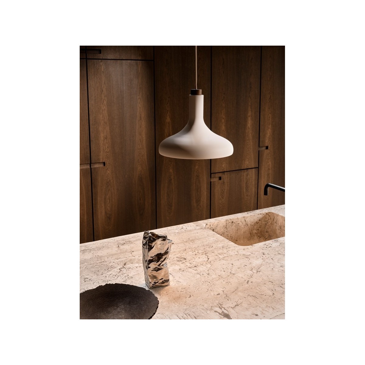 Suspension FUJI Métal Beige E27 - DESIGN FOR THE PEOPLE 2620153009 