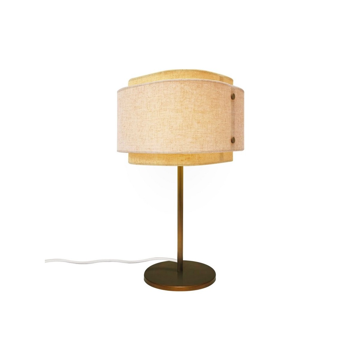 Lampe à poser TAKAI Textile Beige E27 - DESIGN FOR THE PEOPLE 2620015018 