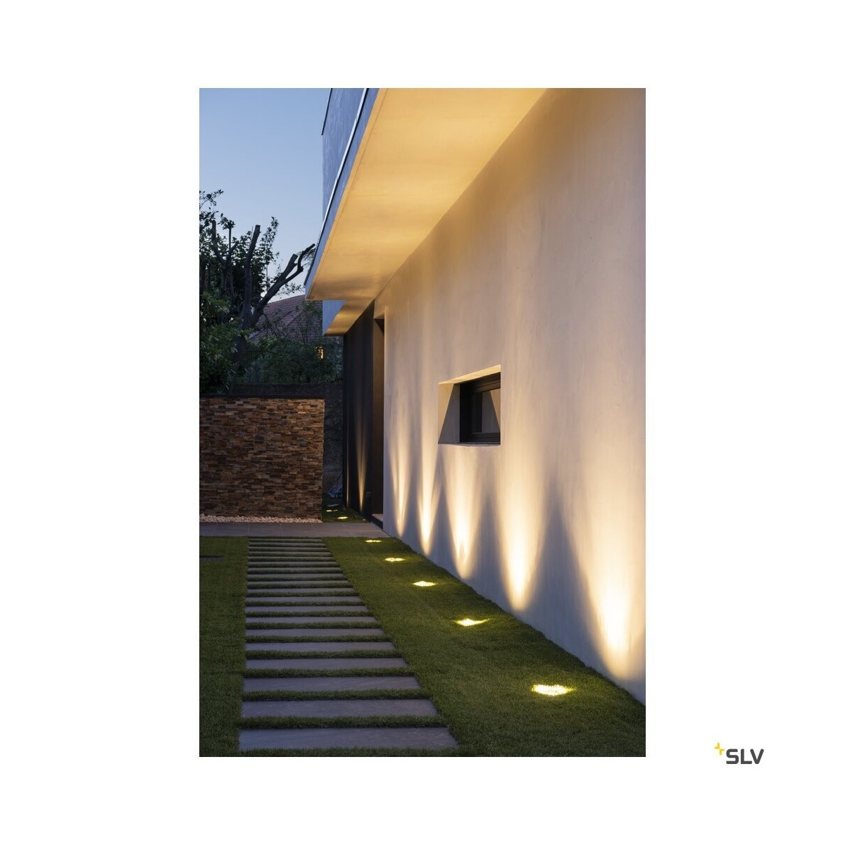 Encastrés sol extérieur 230V SLV SOLASTO carré encastré de sol