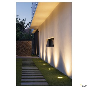 Encastrés sol extérieur 230V SLV SOLASTO carré encastré de sol