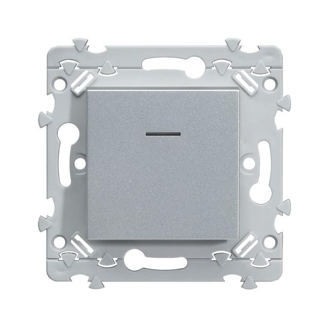 ess. BP 1O+1F à voy. Titane HAGER WE023T