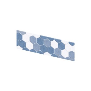 Crédence murale Kinewall Crédence 3 mm 101x30 tomette camaïeu bleu - KINEDO CM00210 