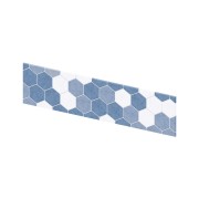 Crédence murale Kinewall Crédence 3 mm 121x30 tomette camaïeu bleu - KINEDO CM00212 