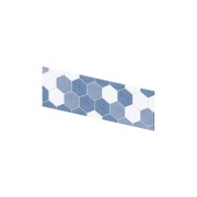 Crédence murale Kinewall Crédence 3 mm 91x30 tomette camaïeu bleu - KINEDO CM0029 
