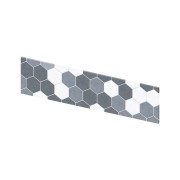 Crédence murale Kinewall Crédence 3 mm 121x30 tomette camaïeu gris - KINEDO CM00312 