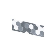Crédence murale Kinewall Crédence 3 mm 91x30 tomette camaïeu gris - KINEDO CM0039 