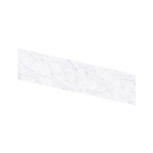Crédence murale Kinewall Crédence 3 mm 121x30 marbre blanc - KINEDO CM00612 