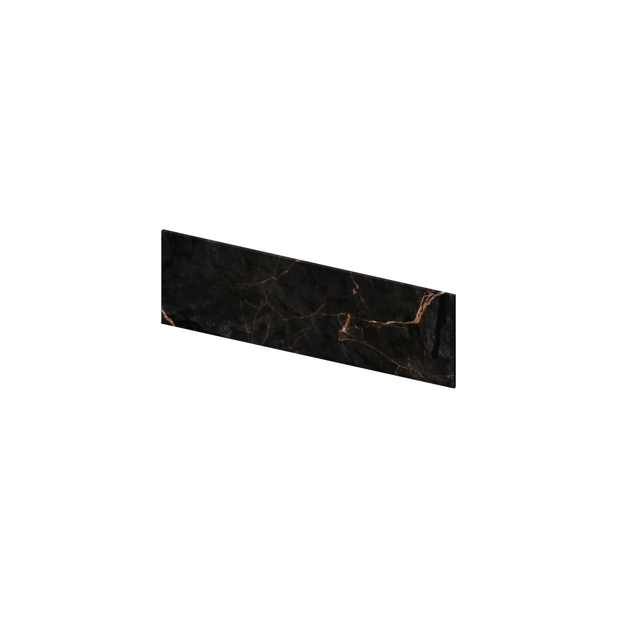 Crédence murale Kinewall Crédence 3 mm 101x30 marbre noir cuivré - KINEDO CM01810 