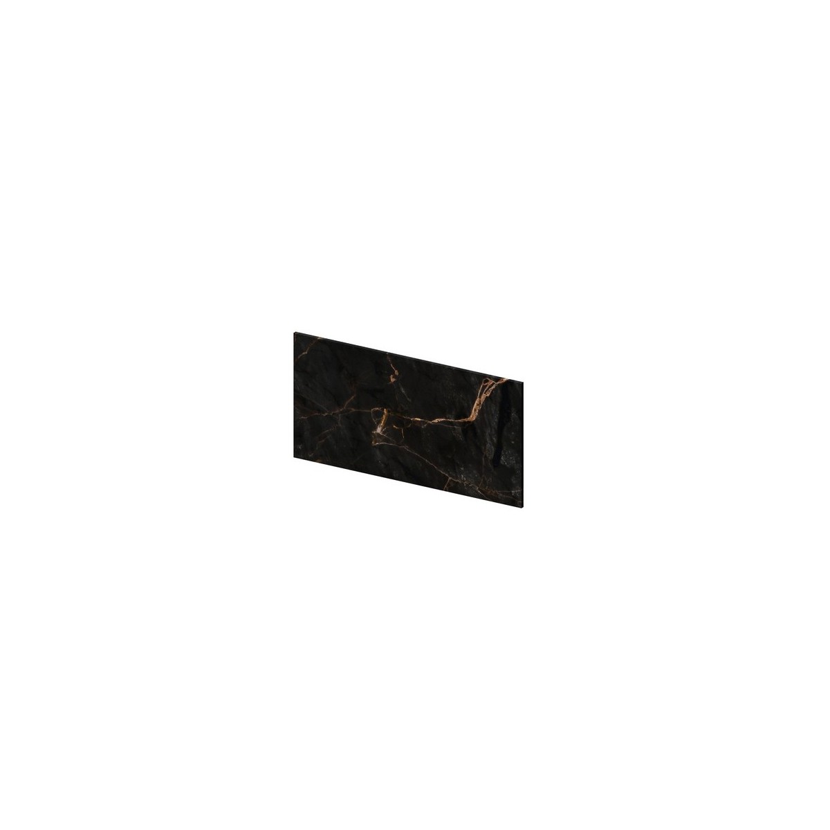Crédence murale Kinewall Crédence 3 mm 61x30 marbre noir cuivré - KINEDO CM0186 