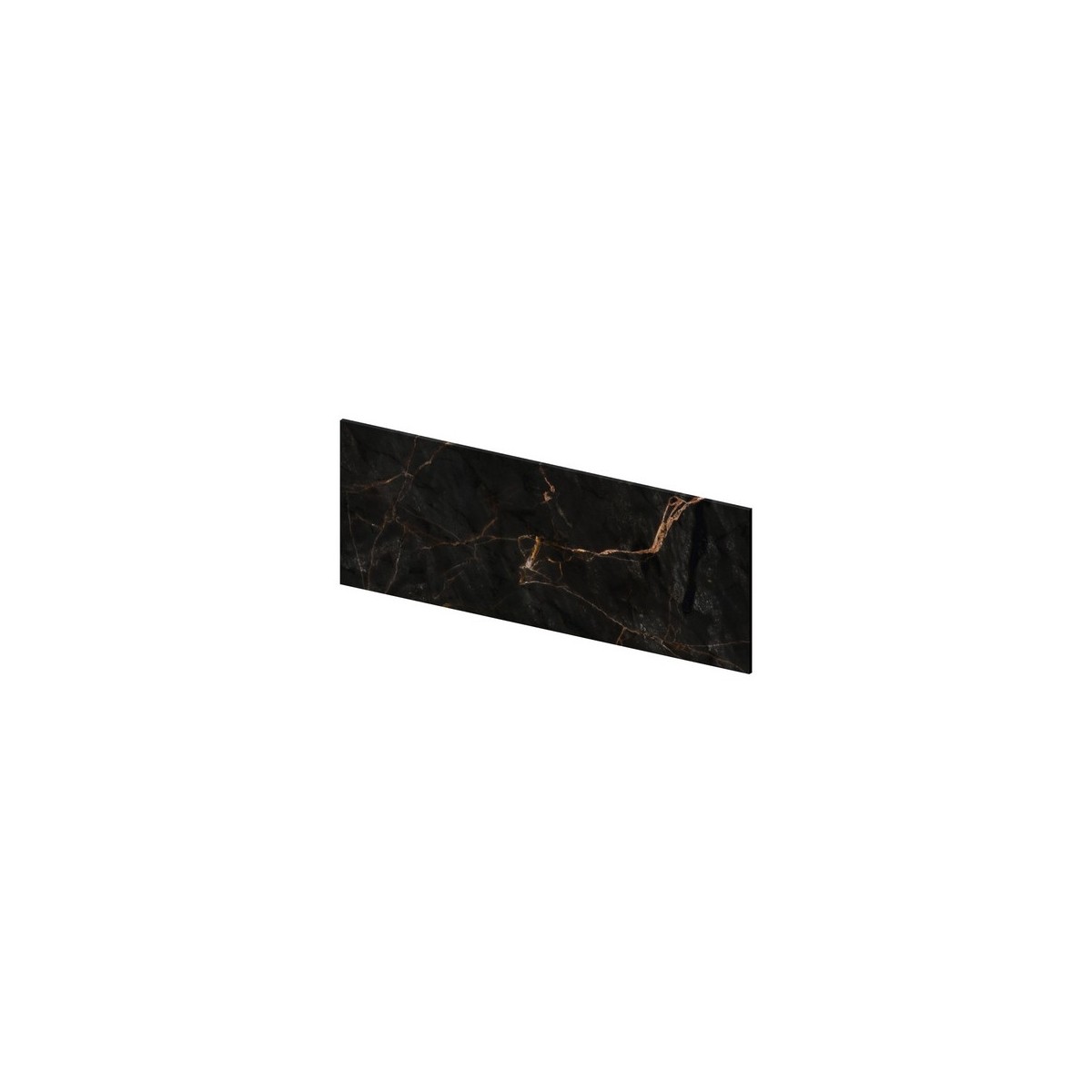 Crédence murale Kinewall Crédence 3 mm 81x30 marbre noir cuivré - KINEDO CM0188 