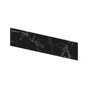 Crédence murale Kinewall Crédence 3 mm 121x30 marbre noir et or - KINEDO CM02012 