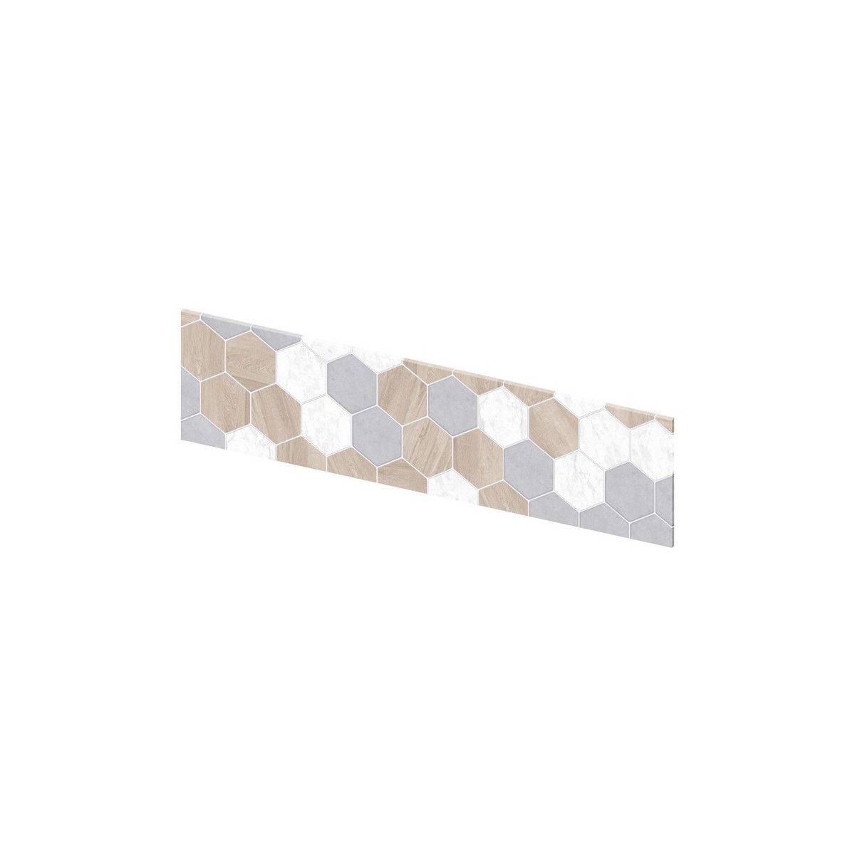 Crédence murale Kinewall Crédence 3 mm 121x30 tomette trilogy - KINEDO CM05212 
