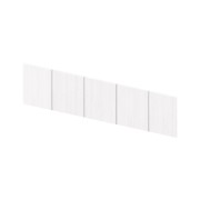 Crédence murale Kinewall Crédence 3 mm 121x30 bardage blanc - KINEDO CM06012 