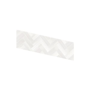 Crédence murale Kinewall Crédence 3 mm 101x30 zellige blanc chevrons - KINEDO CM09810 