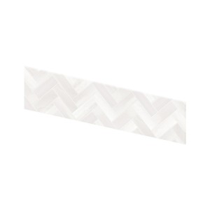 Crédence murale Kinewall Crédence 3 mm 121x30 zellige blanc chevrons - KINEDO CM09812 