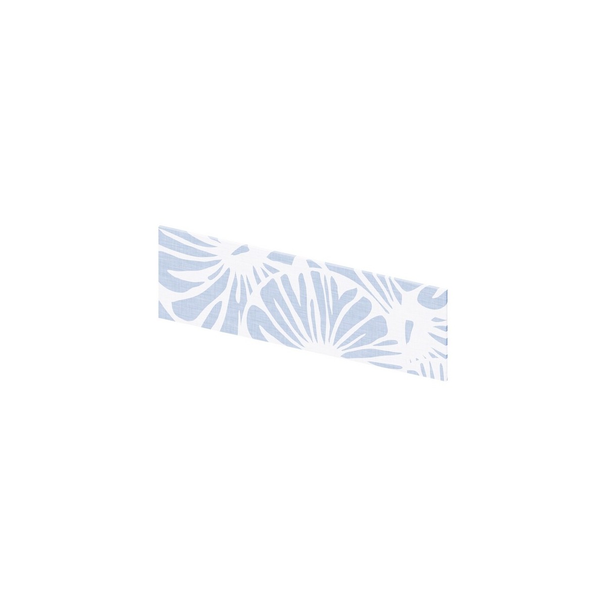Crédence murale Kinewall Crédence 3 mm 101x30 faïence tissé bleu rosace - KINEDO CM12010 