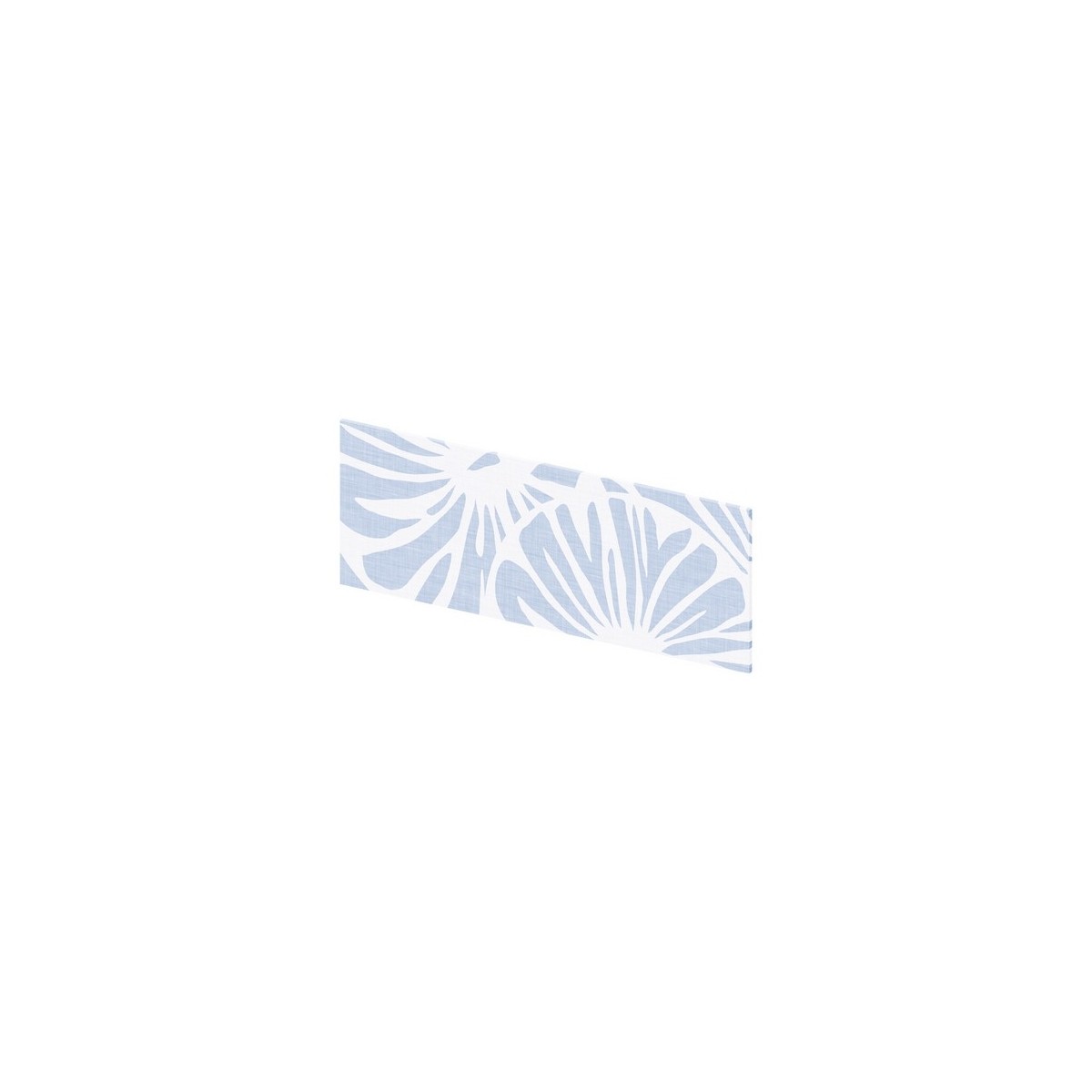Crédence murale Kinewall Crédence 3 mm 81x30 faïence tissé bleu rosace - KINEDO CM1208 