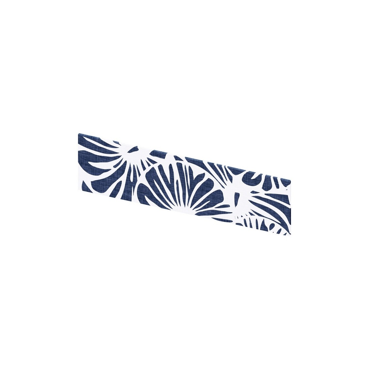Crédence murale Kinewall Crédence 3 mm 121x30 faïence tissé bleu marine rosace - KINEDO CM12112 