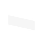 Crédence murale Kinewall Crédence 3 mm 91x30 blanc satiné - KINEDO CM0009 