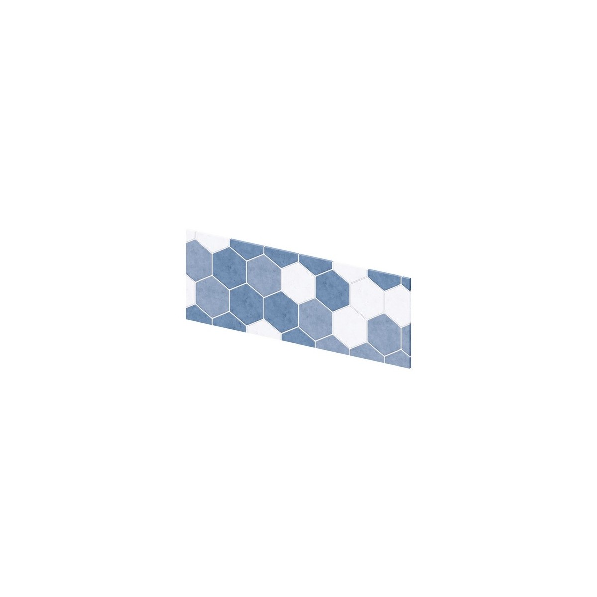 Crédence murale Kinewall Crédence 3 mm 81x30 tomette camaïeu bleu - KINEDO CM0028 