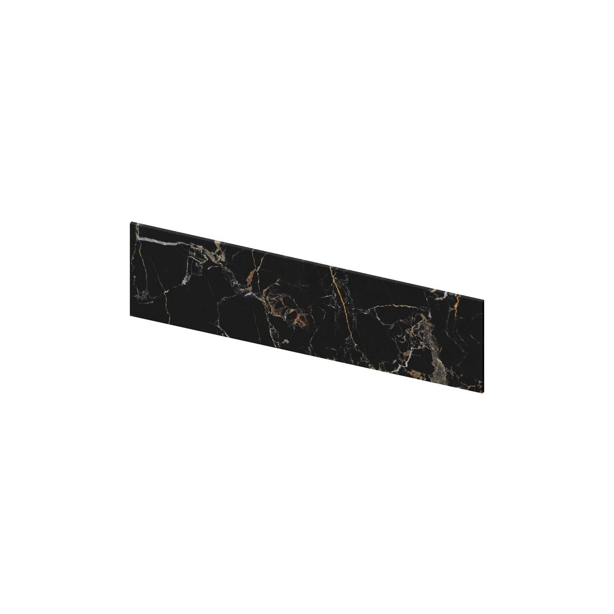 Crédence murale Kinewall Crédence 3 mm 121x30 marbre noir et or - KINEDO CM02012 