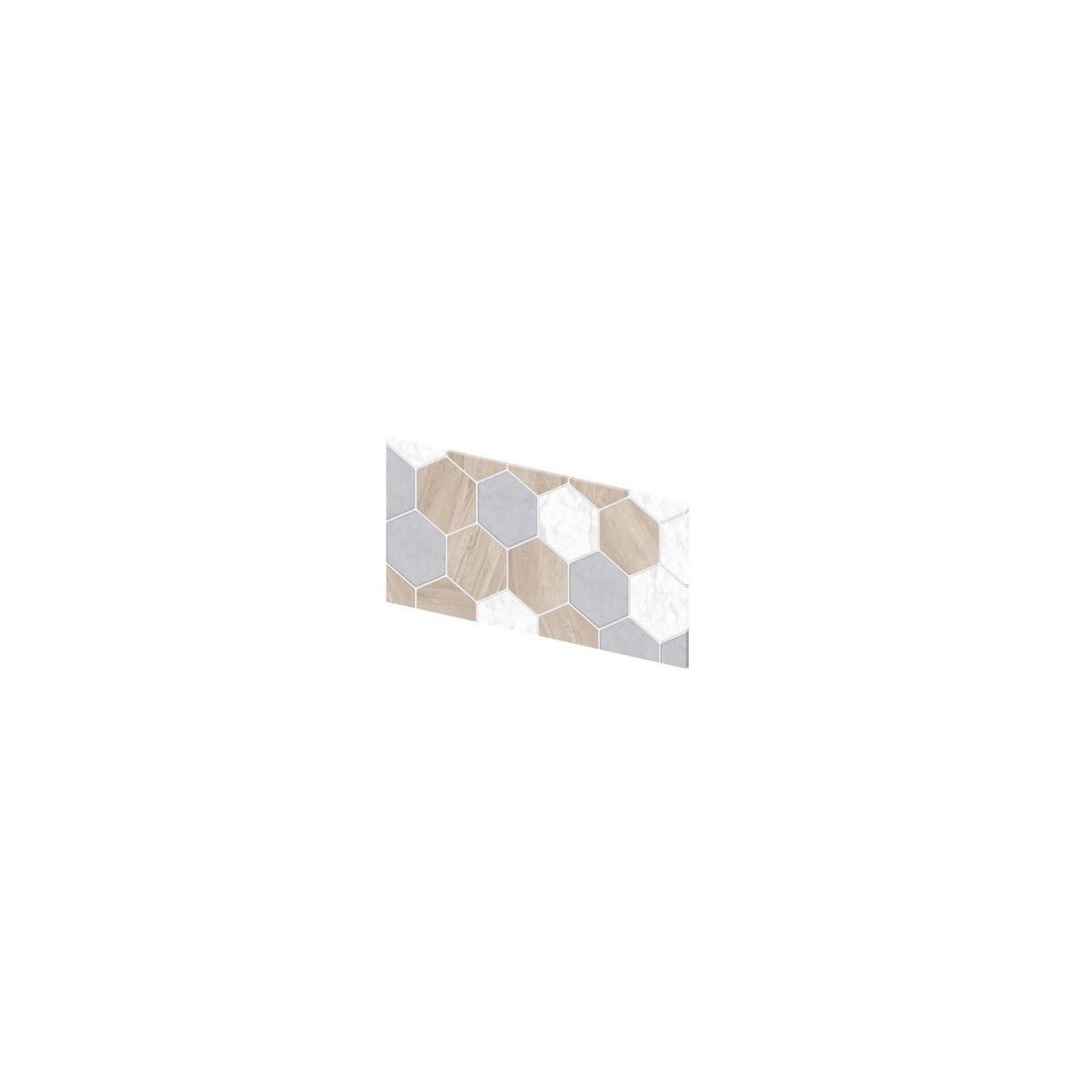 Crédence murale Kinewall Crédence 3 mm 61x30 tomette trilogy - KINEDO CM0526 