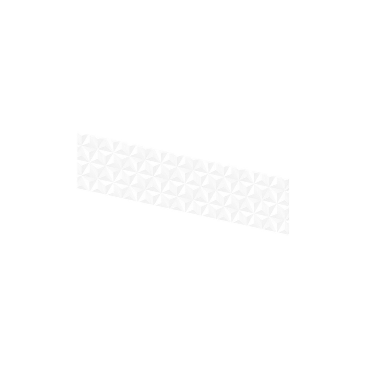 Crédence murale Kinewall Crédence 3 mm 121x30 faïence 3D blanc - KINEDO CM11412 