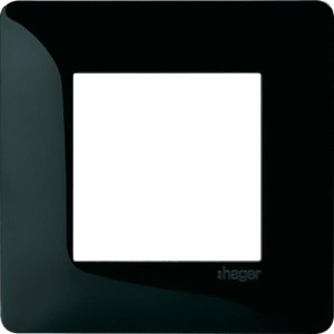 Essensya Plaque 1 poste Blanc HAGER WE401