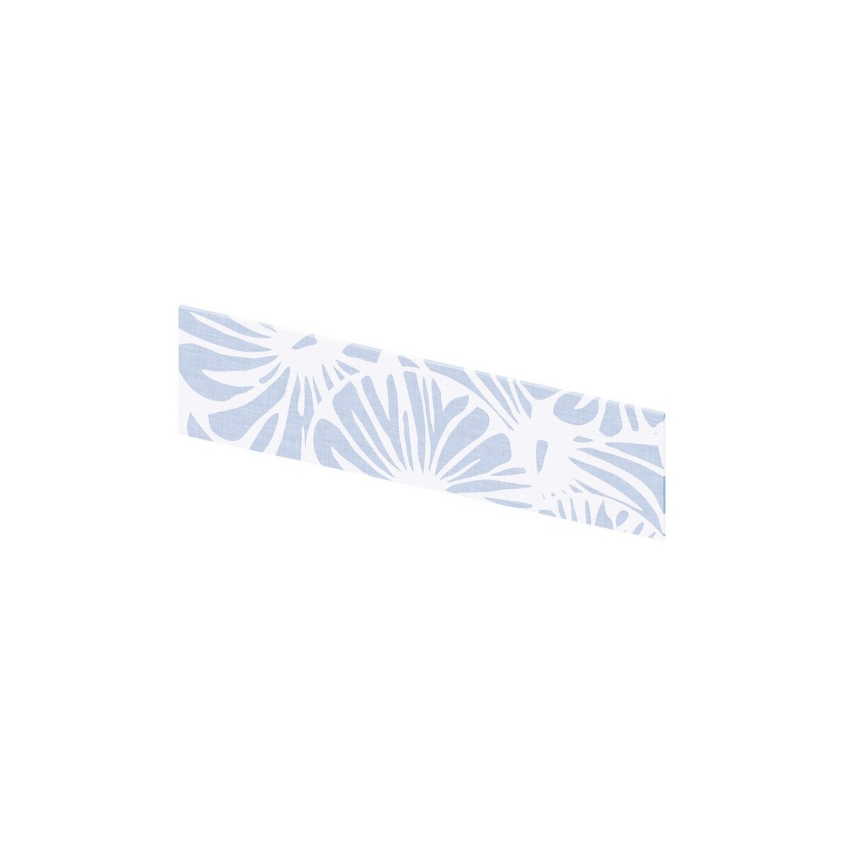 Crédence murale Kinewall Crédence 3 mm 121x30 faïence tissé bleu rosace - KINEDO CM12012 
