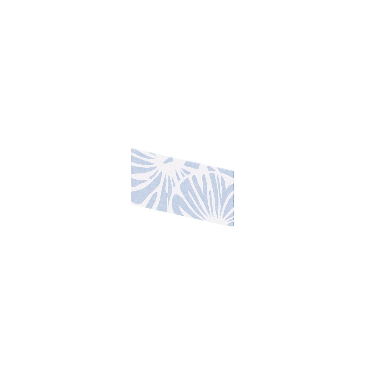 Crédence murale Kinewall Crédence 3 mm 61x30 faïence tissé bleu rosace - KINEDO CM1206 