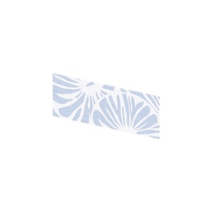 Crédence murale Kinewall Crédence 3 mm 81x30 faïence tissé bleu rosace - KINEDO CM1208 