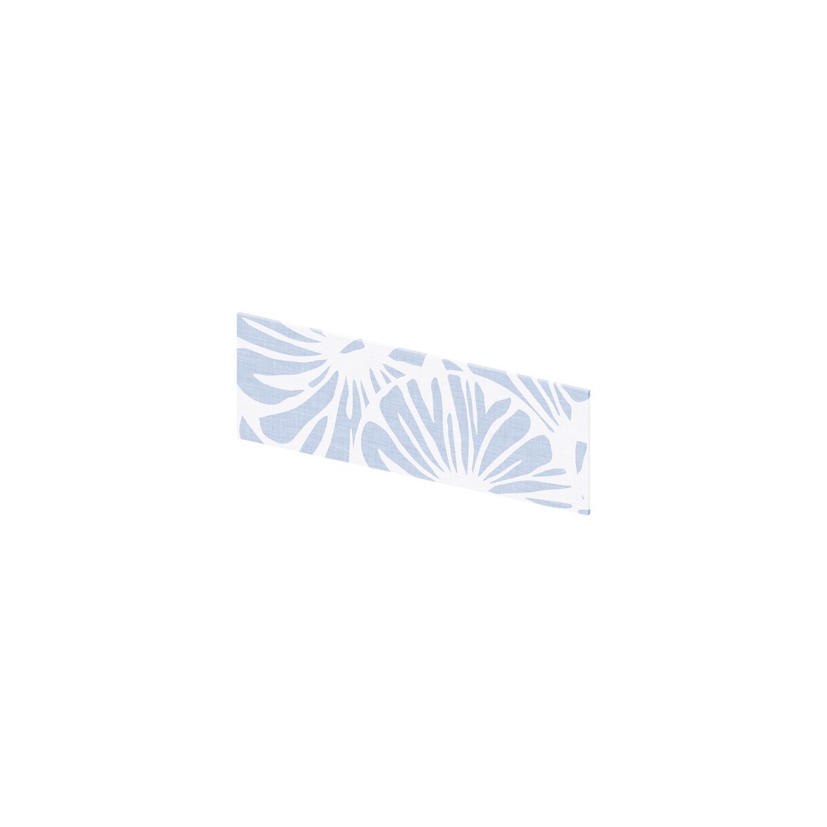 Crédence murale Kinewall Crédence 3 mm 91x30 faïence tissé bleu rosace - KINEDO CM1209 