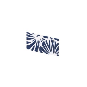 Crédence murale Kinewall Crédence 3 mm 61x30 faïence tissé bleu marine rosace - KINEDO CM1216 