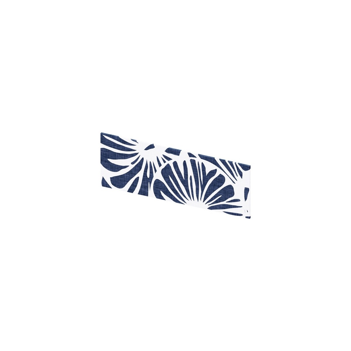 Crédence murale Kinewall Crédence 3 mm 91x30 faïence tissé bleu marine rosace - KINEDO CM1219 