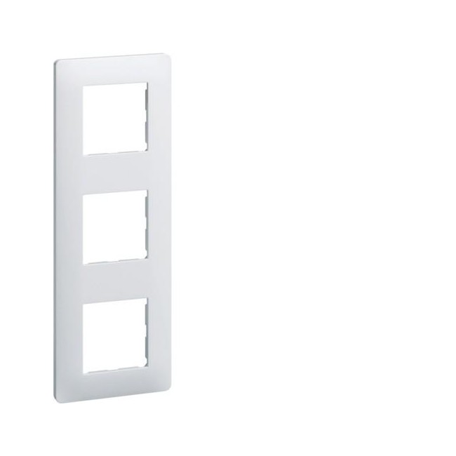 Ess. Plaque 3 postes 71 Blanc HAGER WE403