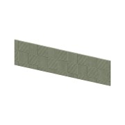 Crédence murale Kinewall Crédence 3 mm 121x30 piega oliva - KINEDO CM13312 