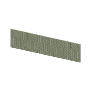 Crédence murale Kinewall Crédence 3 mm 121x30 piega oliva - KINEDO CM13312 