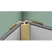 Profilé en L or brossé montage en angle Kinewall Design 202 cm - KINEDO KINWALL202LD 