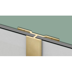 Profilé en H or brossé montage en alignement Kinewall Design 250 cm - KINEDO KINWALL250HD 